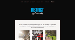 Desktop Screenshot of districtcycleworks.com